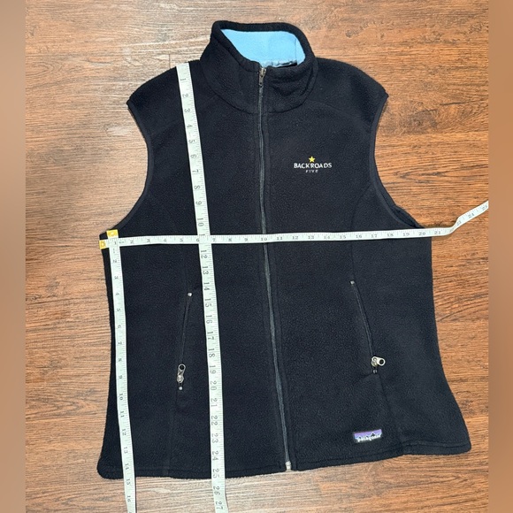 Patagonia Synchilla Vest Womens Black Fleece Full Zip outdoor classic Size XL - Picture 13 of 13